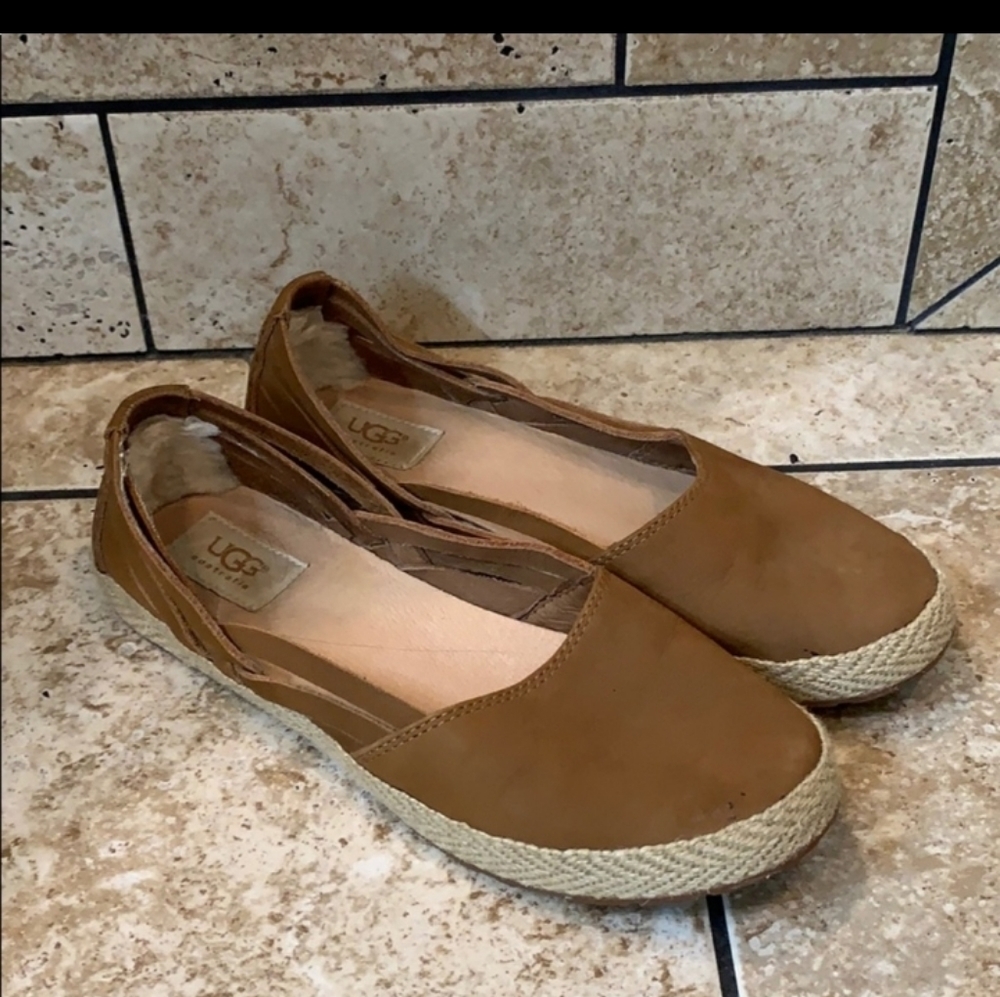 UGG Women's size 7.5 Tab Leather Flats